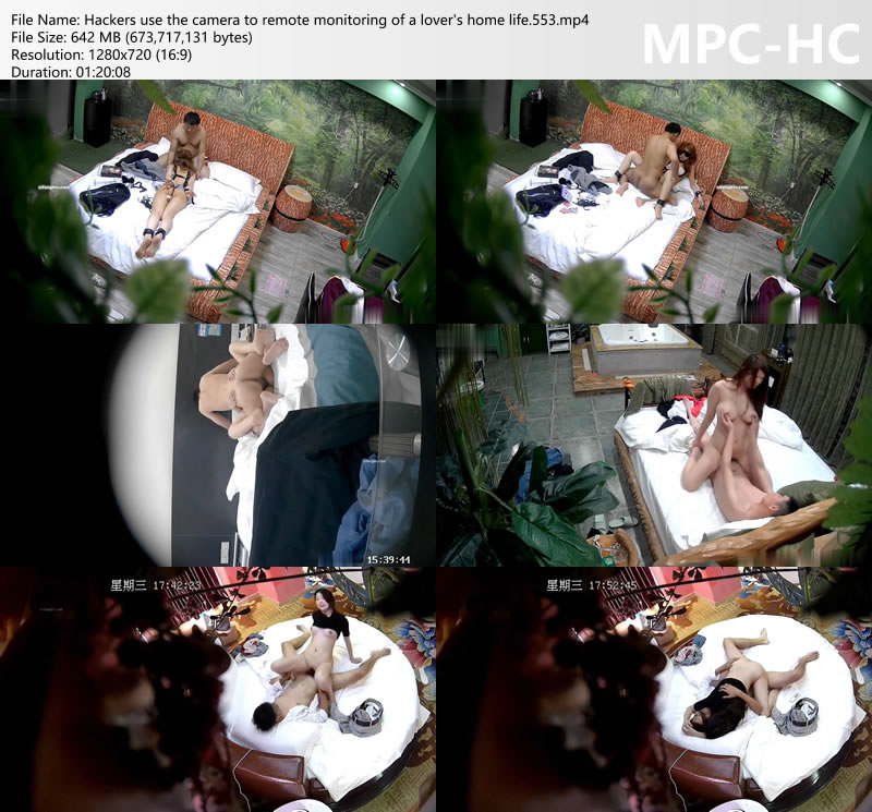 Hackers use the camera to remote monitoring of a lover's home life.553